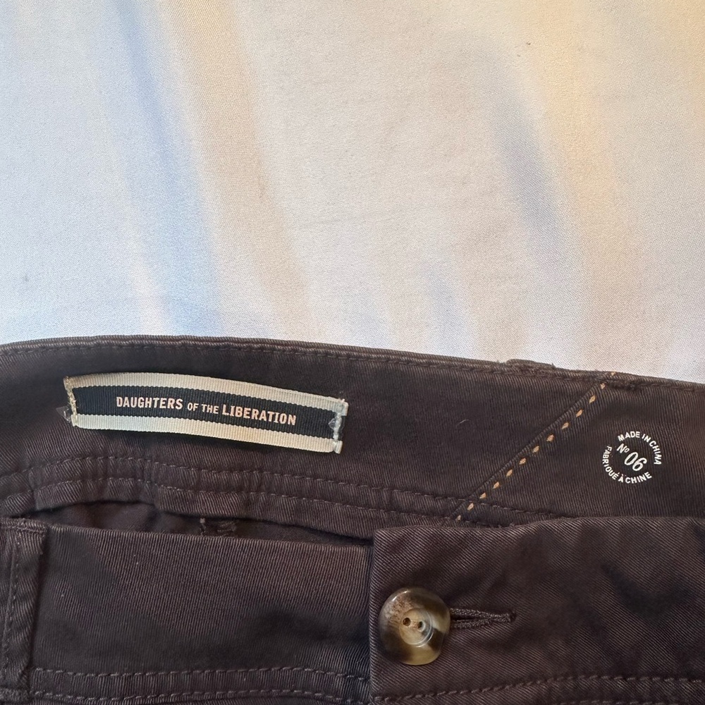 Brown Daughters of the Liberation Straight Leg Jeans with Timeless Appeal - Picture 3 of 6